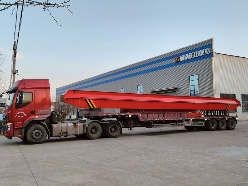 2臺電動單梁起重機，發(fā)往河北邯鄲